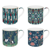 Coffret de 4 mugs 30cl Mandalay, Easy Life