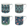 Coffret de 4 mugs 30cl Mandalay, Easy Life