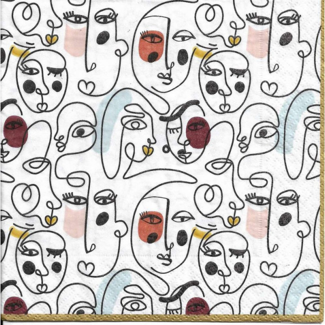 Serviettes en papier Modernism, Easy Life