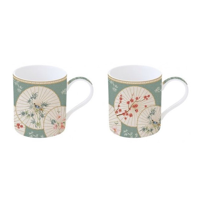 Coffret de 2 mugs 35cl Oriental Dreams, Easy life