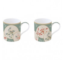 Coffret de 2 mugs 35cl Oriental Dreams, Easy life