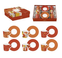 Coffret de 6 tasses café 10cl Terracotta, Easy Life