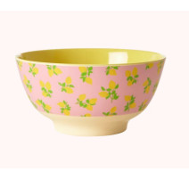 Bol en mélamine Lemon Print, Rice