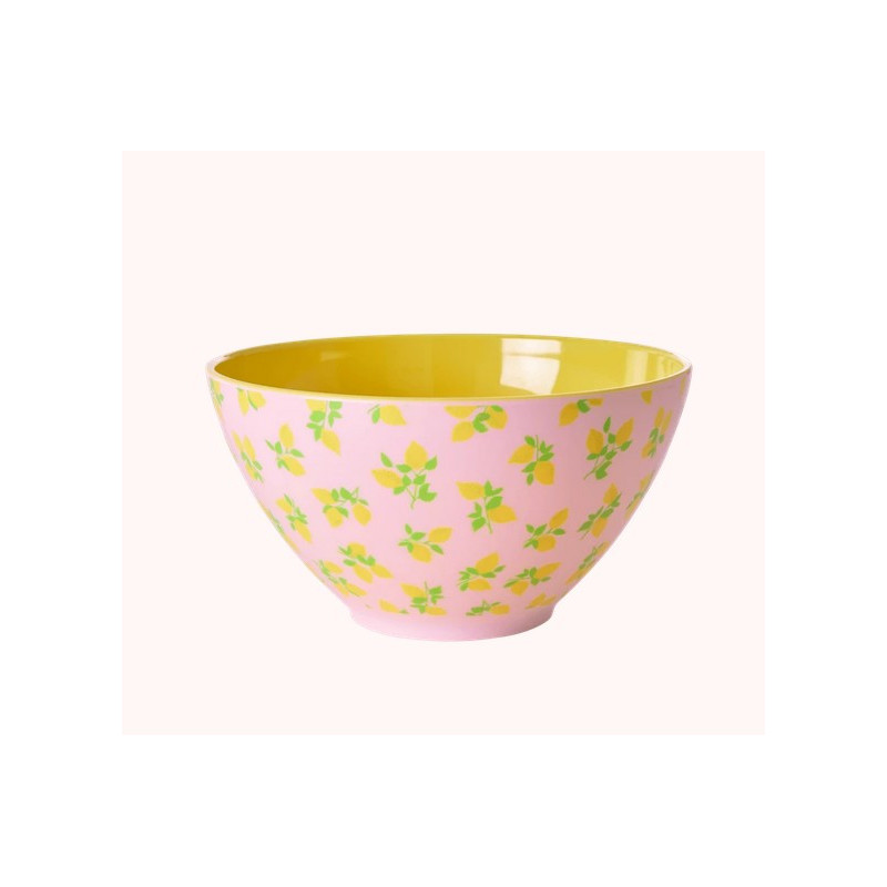 couverts à salade en mélamine Lemon Print, Rice