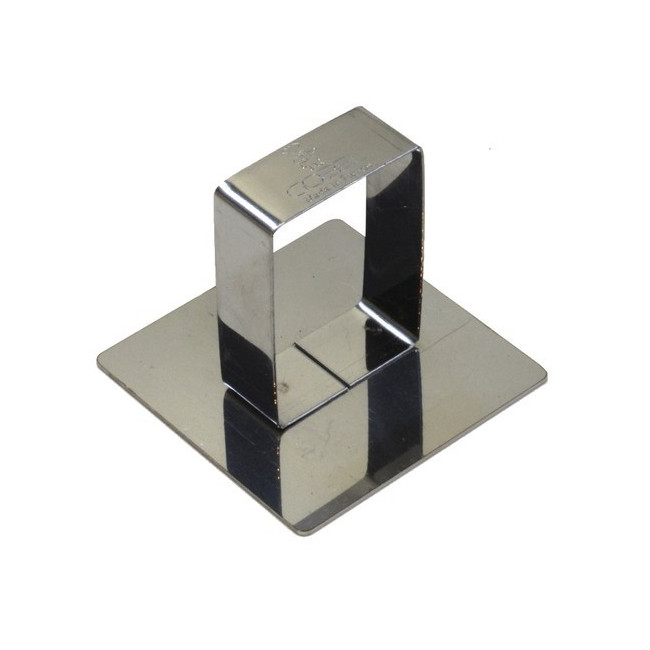 Poussoir carré 5,8cm avec poignée, Gobel