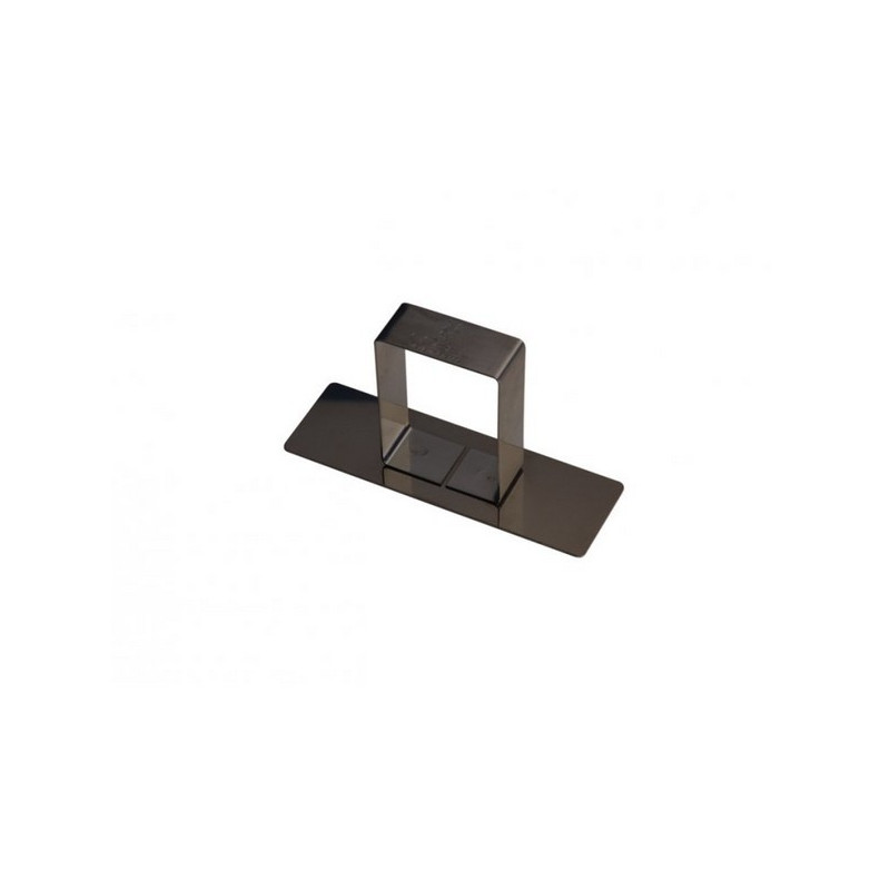 Poussoir rectangle 8,8cm avec poignée, Gobel