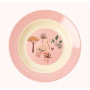 Assiette rose Jungle en mélamine, Rice