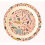 Assiette plate rose Jungle en mélamine, Rice