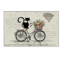 Set de table Bug Art Chat à vélo, Kiub