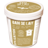 Bain de lait au lait de vache et miel véritable, mas du roseau
