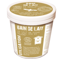 Bain de lait au lait de vache et miel véritable, mas du roseau