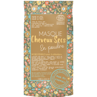 Masque Cheveux secs en poudre, mas du roseau