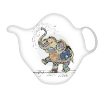 Repose sachet thé Kook éléphant patchwork, Kiub