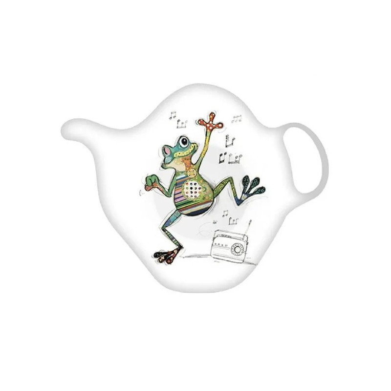 Kiub - Repose sachet thé Kook grenouille patchwork, Kiub - Kiub