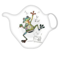 Repose sachet thé Kook grenouille patchwork, Kiub