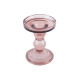 Bougeoir Glass Art Pink, Present Time
