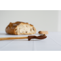 Mini spatule Chocolat en bambou et silicone, Pebbly