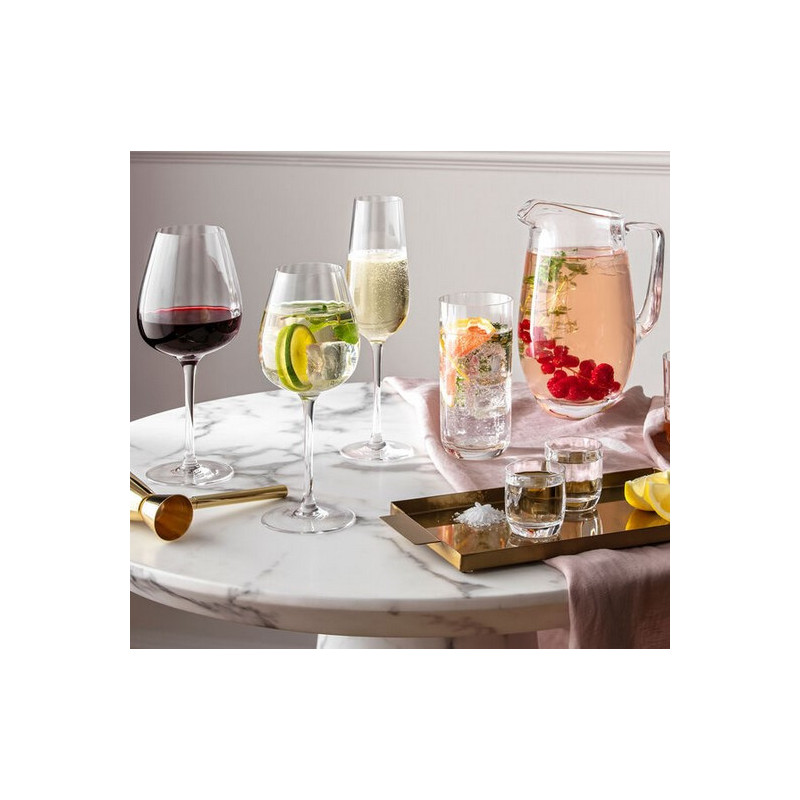 Rose Garden Champagne Glass 4-pack