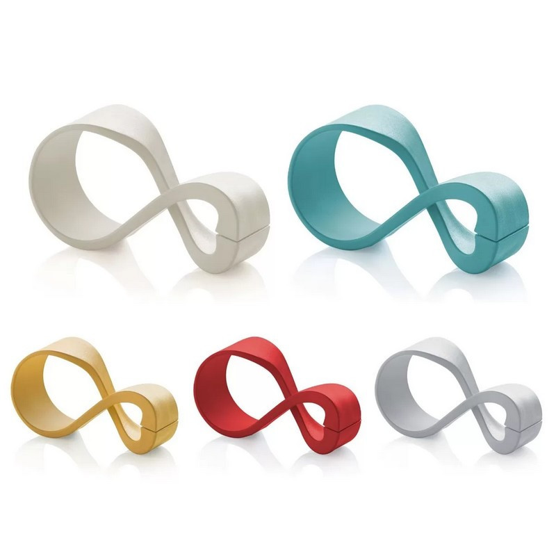 Guzzini - Set de 5 pinces Eco Clip multi-usages Infinite, Guzzini - GUZZINI