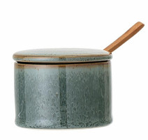 Pot à sel ou sucre avec couvercle Pixie, Bloomingville