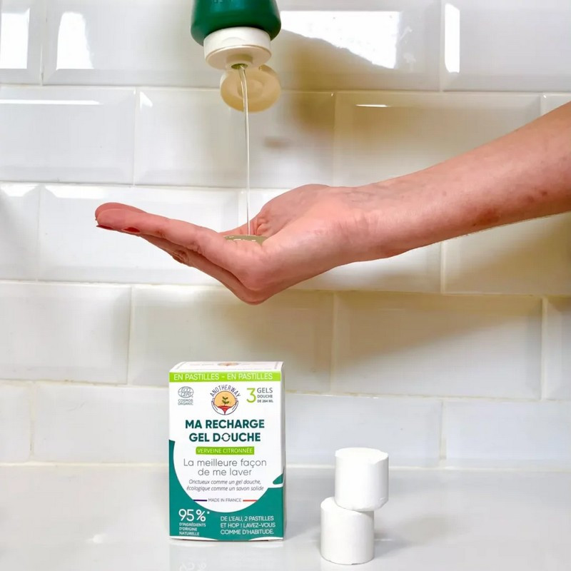 Acheter gel douche en pastilles, Anotherway