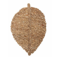 Set de table feuille en jonc de mer naturel, Bloomingville