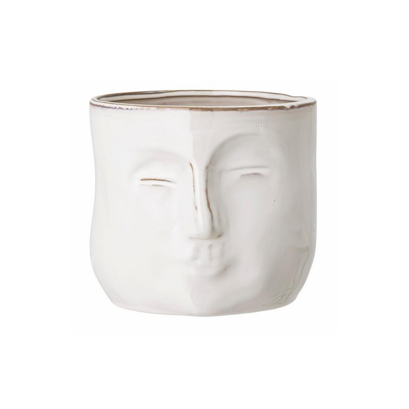 Cache pot Ignacia blanc, Bloomingville