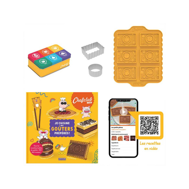 Chefclub - Coffret Kids " Je cuisine mes goûters préférés ! ", Chefclub - Chefclub