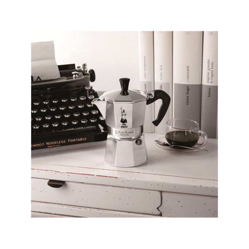 Bialetti - Cafetière Moka Express alu, Bialetti 12 tasses - Bialetti