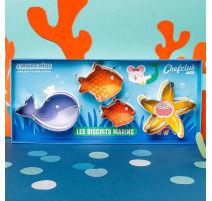 Coffret emporte-pièces Kids " Les biscuits marins ", Chefclub