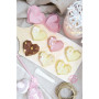6 moules silicone individuels Coeur Diamant, ScrapCooking