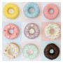 6 moules silicone individuels Donuts, ScrapCooking