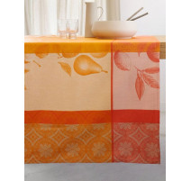 Nappe enduite Arrière Pays Melon, Le Jacquard Français