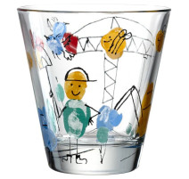 Verre enfant Bambini Chantier, Léonardo
