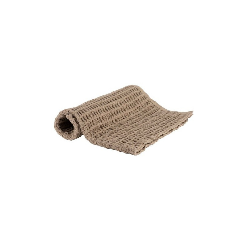Sud Etoffe - Tapis de bain Bath en coton recyclé, Sud Etoffe Ficelle - Sud Etoffe
