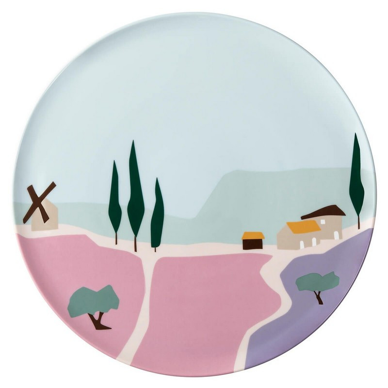 GUY DEGRENNE 11 Grandes Assiettes Plates Ouliveiro EUR 149,99 - FR