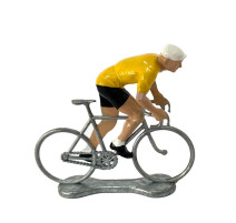 Figurine grimpeur Leader du Tour de France, Christopher, Bernard & Eddy