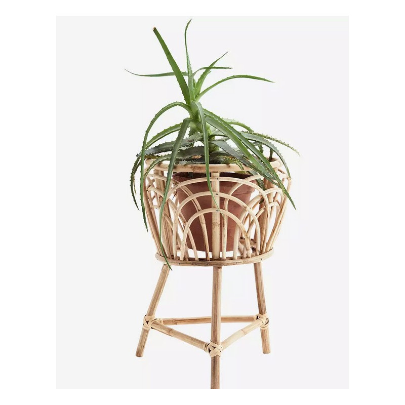 Madam Stoltz - Support pot de fleurs ou plantes rotin Anba, Madam Stoltz - Madam Stoltz