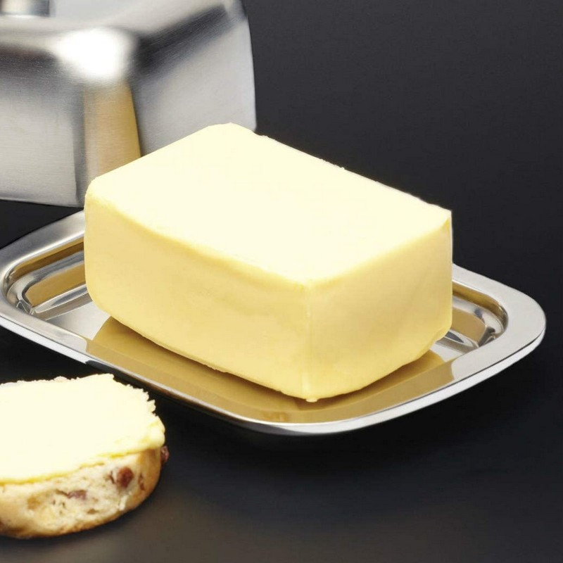 Kitchencraft - Beurrier En Acier Inoxydable Avec Couvercle, Petite Cloche  Pour Plaquette De Beurre, 19,5 X 10 X 8 Cm à Prix Carrefour