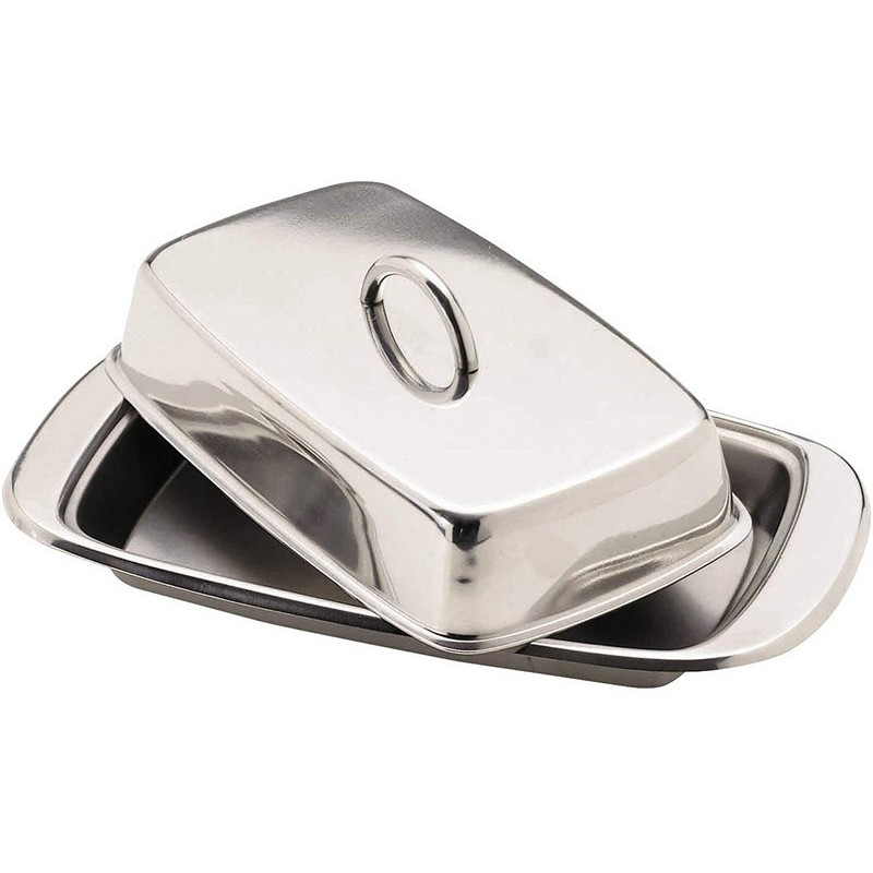 beurrier inox avec couvercle, kitchencraft - kitchen craft