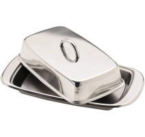 Beurrier inox avec couvercle, Kitchencraft