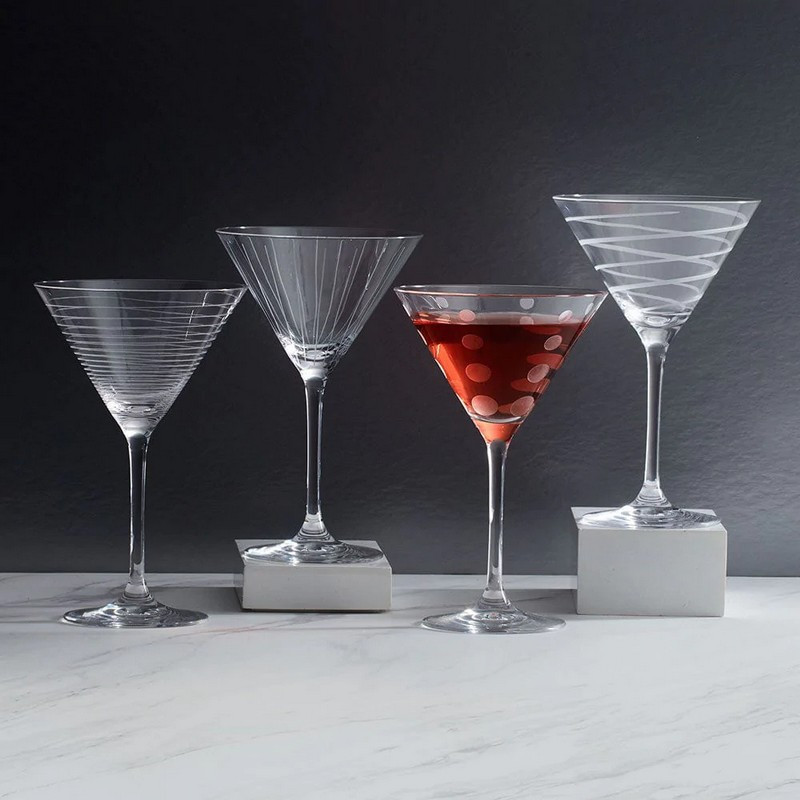 Coffret de quatre verres à cocktail - Les Raffineurs