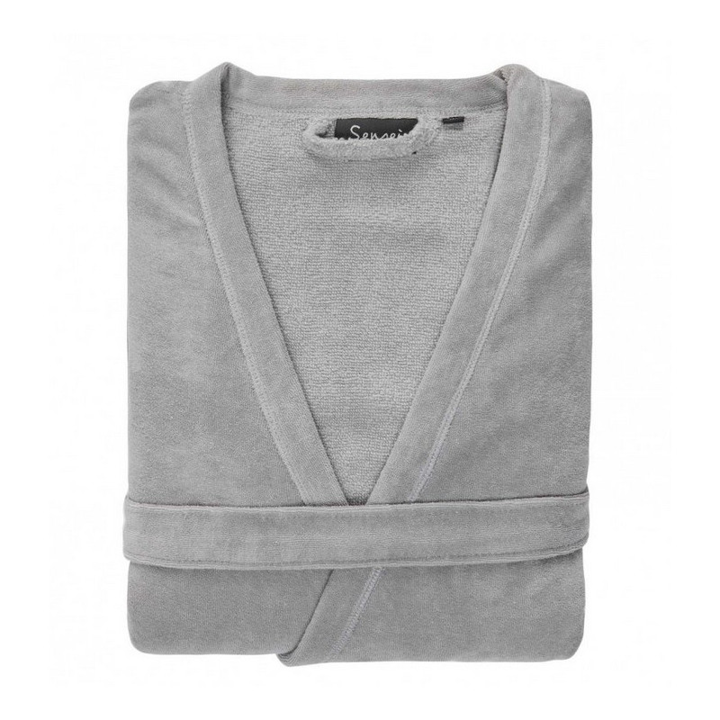 SENSEI - Peignoir Etretat gris perle, Sensei L - SENSEI