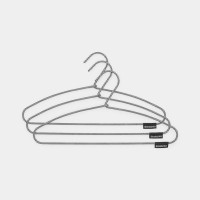 Set de 3 cintres Soft Touch Black/White, Brabantia