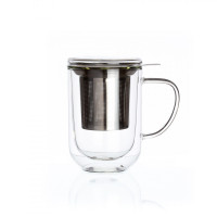 Mug Verre double Paroi Downtown, Dammann Frères