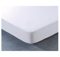 Protège matelas CP30 gand bonnet, Blanc des Vosges