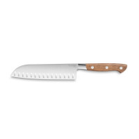 Couteau Santoku 19 cm Georges manche noyer, TB Groupe