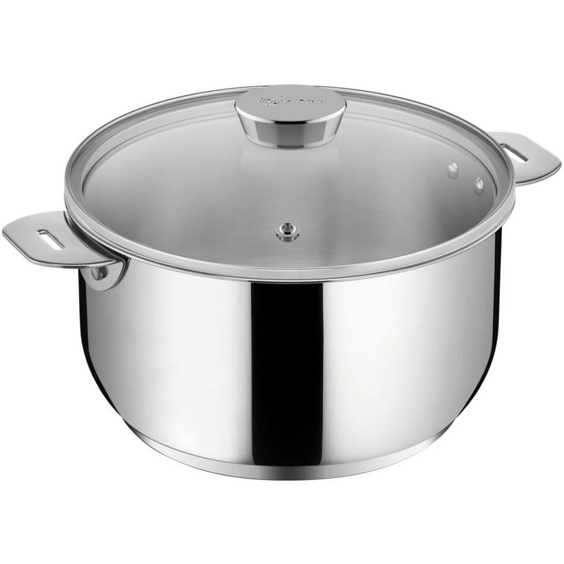 LAGOSTINA - Casserole avec couvercle Salvaspazio+, Lagostina 16 cm - LAGOSTINA