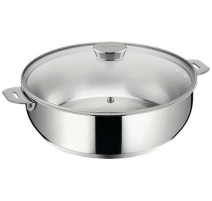 Sauteuse inox avec couvercle Salvaspazio+, Lagostina