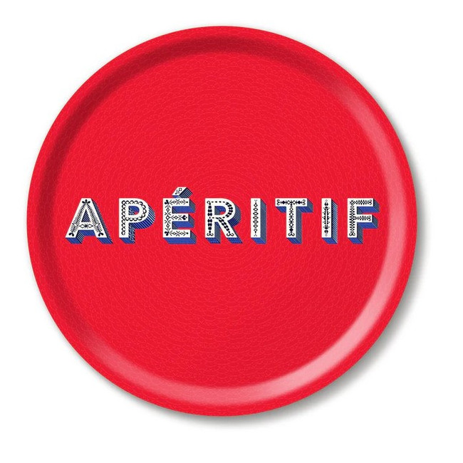 Plateau "Apéritif" rouge, Jamida